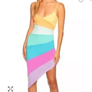 Susana Monaco rainbow dress
